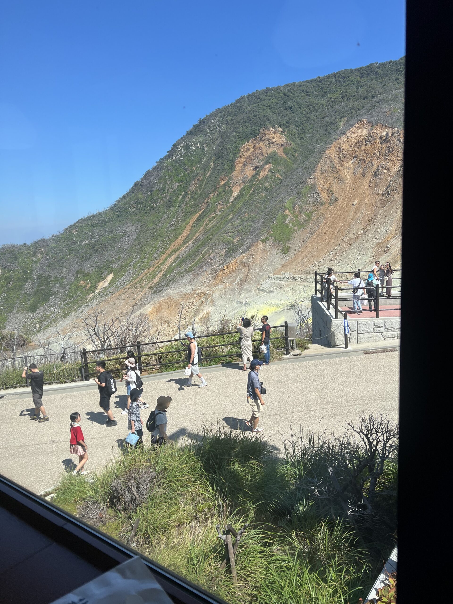 大涌谷の風景