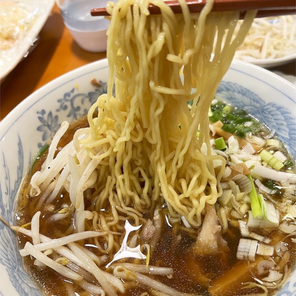 ラーメン麺上げの写真