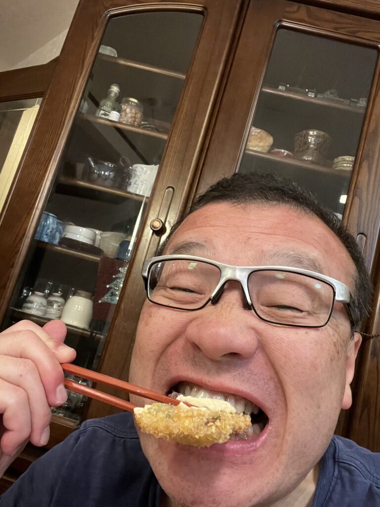 アジフライを食らう