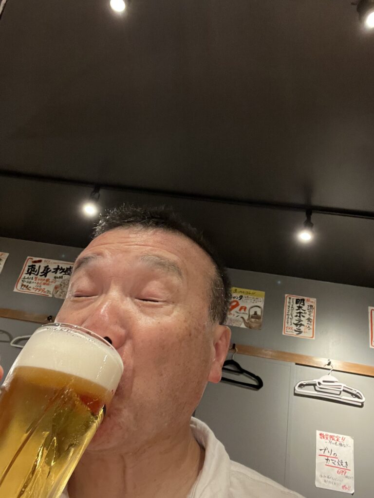 暑い日はビール