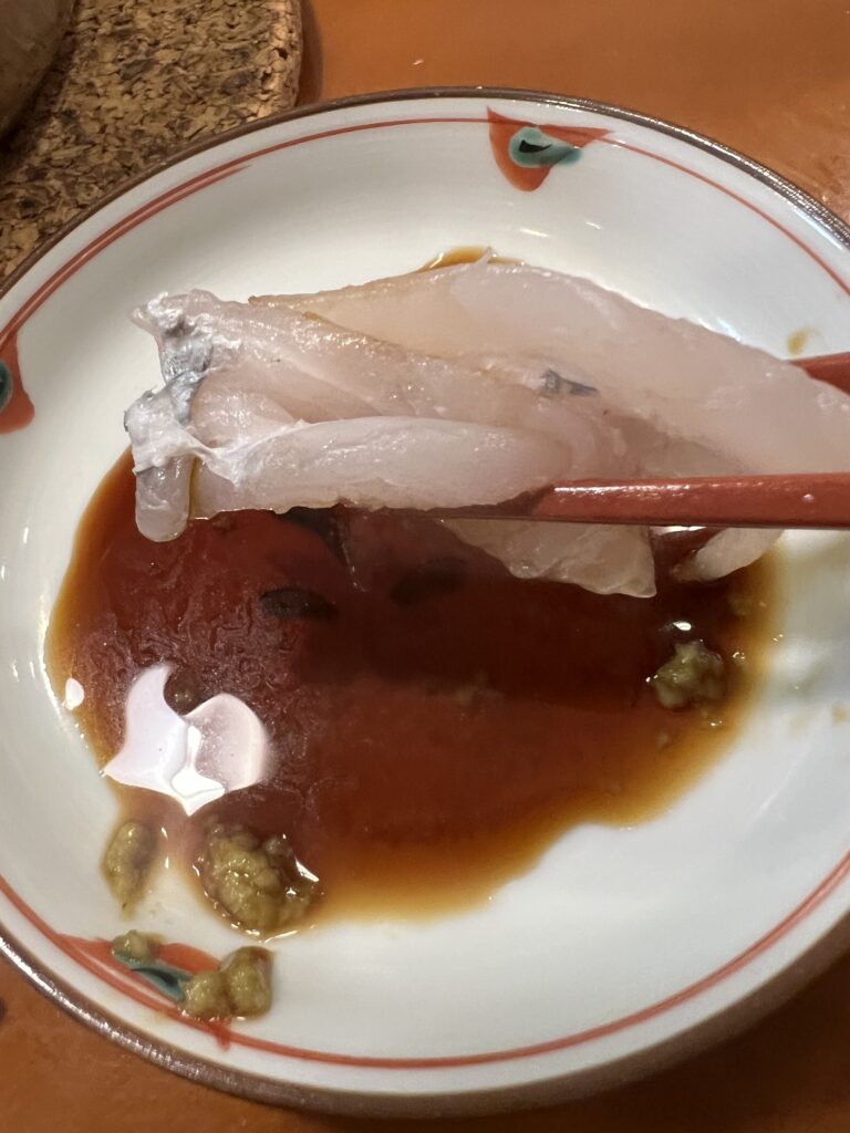タチウオの刺身