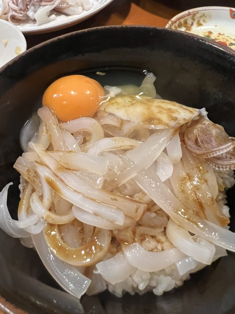 ヤリイカ丼