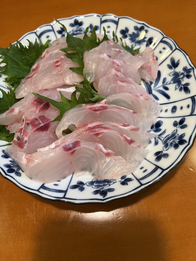 アオダイの刺身