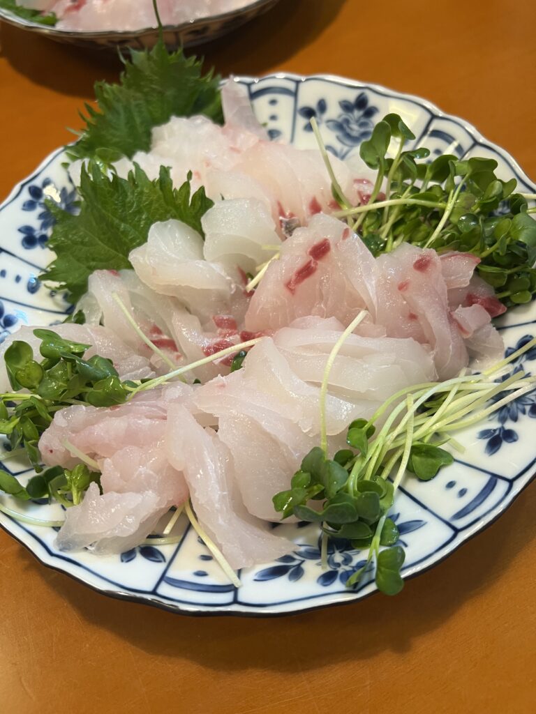 真鯛の刺身
